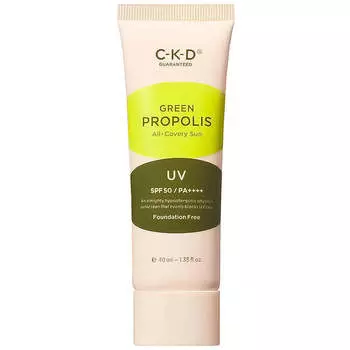 Тонирующий солнцезащитный крем с прополисом CKD Green Propolis All-Covery Sun SPF50+ PA++++