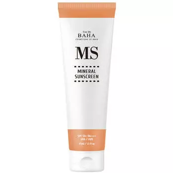 Успокаивающий минеральный солнцезащитный крем Cos De Baha Sun Mineral Sunscreen SPF50+ PA++++