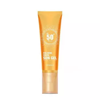 Освежающий солнцезащитный крем Deoproce Hyaluronic Cooling Sun Gel SPF50+ PA+++
