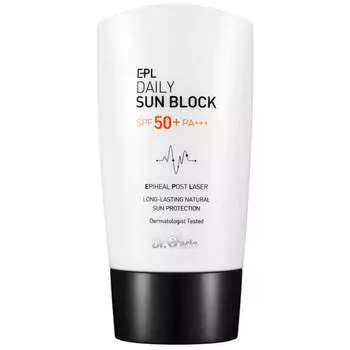 Увлажняющий солнцезащитный крем с пептидом меди Dr. Oracle EPL Daily Sun Block SPF50+ PA+++