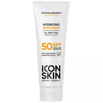 Увлажняющий безмасляный солнцезащитный крем ICON SKIN Hydrating Sunscreen SPF50