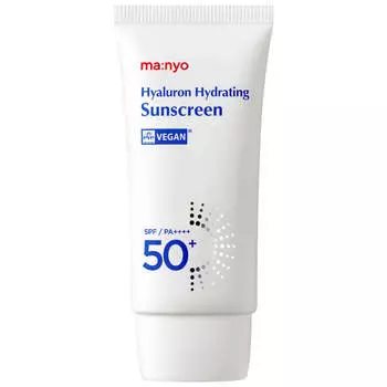 Гиалуроновый санскрин на фильтрах нового поколения Manyo Hyaluron Hydrating Sunscreen SPF50+ PA++++