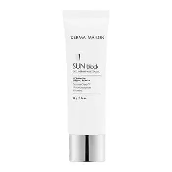 Осветляющий солнцезащитный крем Medi-Peel Derma Maison Sun Block Cell Repair Whitening SPF50+ PA++++