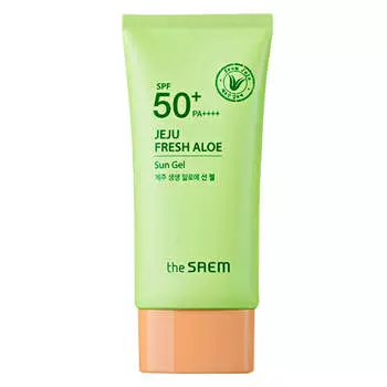 Солнцезащитный гель-молочко The Saem Jeju Fresh Aloe Sun Gel SPF50+ PA++++
