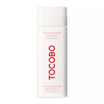 Витаминный солнцезащитный крем с тонирующим эффектом Tocobo Vita Tone Up Sun Cream SPF50+ PA++++