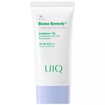 Корректирующий солнцезащитный крем UIQ Biome Remedy Tone-Up Sun Cream SPF50+ PA++++