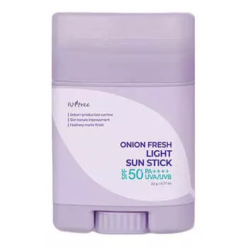 Солнцезащитный стик для проблемной кожи IsNtree Onion Fresh Light Sun Stick SPF50+ PA++++