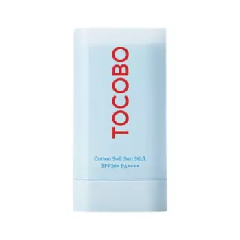 Себорегулирующий солнцезащитный стик для лица Tocobo Cotton Soft Sun Stick SPF50+ PA++++
