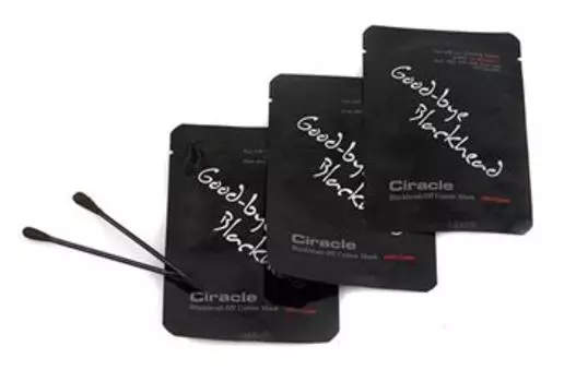 Локальные маски для удаления чёрных точек Ciracle Blackhead Off Cotton Mask - одна маска