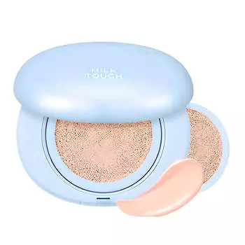Стойкий кушон с матовым финишем + рефил Milk Touch All Day Skin Fit Slim Matte Cushion SPF50+ PA++++ 19C Rosy Ivory