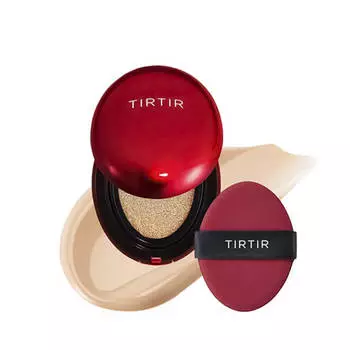 Стойкий мини-кушон с полуматовым финишем TIRTIR Mask Fit Red Mini Cushion 21N Ivory