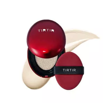 Стойкий мини-кушон с полуматовым финишем TIRTIR Mask Fit Red Mini Cushion 13N Fair Ivory