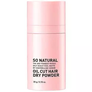 Сухой шампунь для жирных волос So Natural Oil Cut Hair Dry Powder