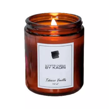 Парфюмированные свечи для дома и офиса BY KAORI - «Tobacco Vanilla»