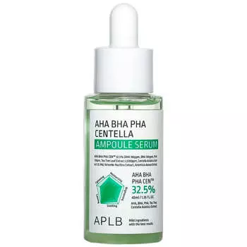 Успокаивающая ампульная сыворотка APLB AHA BHA PHA Centella Ampoule Serum