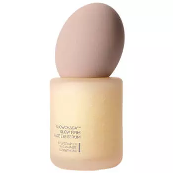 Укрепляющая сыворотка с пептидами и бакучиолом bhab Slowchaga Glow Firm Face Eye Serum