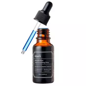 Ночная антивозрастная сыворотка Dear, Klairs Midnight Blue Youth Activating Drop