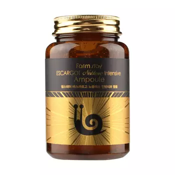 Многофункциональная сыворотка с муцином улитки FarmStay Escargot Noblesse Intensive Ampoule