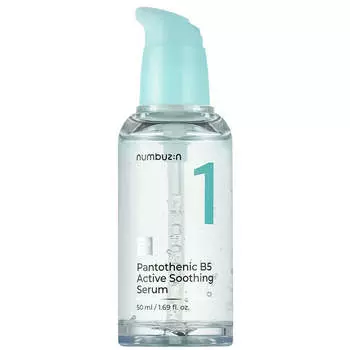 Успокаивающая сыворотка с пантенолом numbuzin No.1 Pantothenic B5 Active Soothing Serum