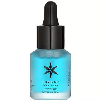 Охлаждающая сыворотка против сухих морщинок PHYTO-C Icy Blue 15 мл