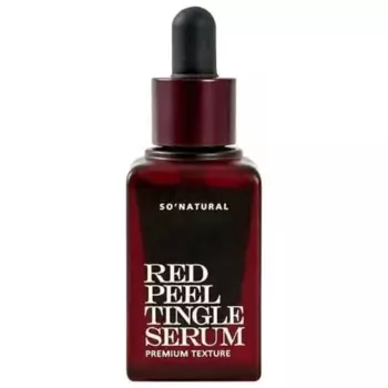 Кислотная пилинг-сыворотка со спикулами So Natural Red Peel Tingle Serum Premium Texture