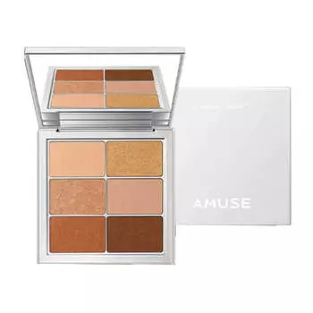 Палетка теней для век AMUSE Eye Vegan Sheer Palette 01 Sheer Nude