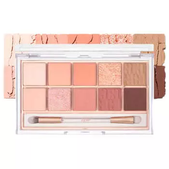 Палетка теней для век с аппликатором CLIO Pro Eye Palette 015 Spring Sunshine On Canvas