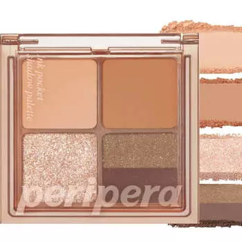 Компактная палетка для макияжа глаз Peripera Ink Pocket Shadow Palette 03 Rolling In The Autumn