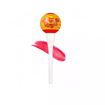 Стойкая жидкая помада-тинт с ярким пигментом Chupa Chups Lip Locker Tint - 06 Персик