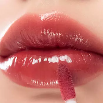 Глянцевый тинт с эффектом стеклянных губ Rom&Nd Glasting Water Tint 05 Rose Splash