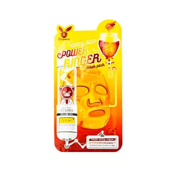 Тканевые маски Elizavecca Deep Power Ringer Mask Pack Honey - С экстрактом меда