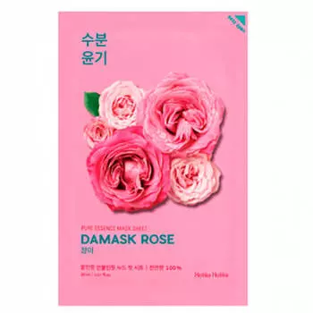 Тканевые маски Holika Holika Pure Essence Mask Sheet - Damask Rose - Дамасская Роза
