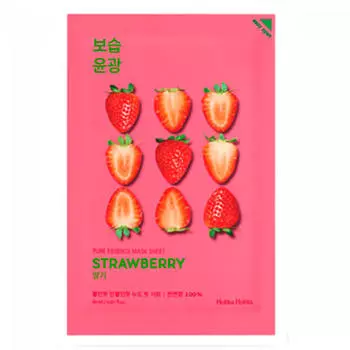 Тканевые маски Holika Holika Pure Essence Mask Sheet - Strawberry - Клубника