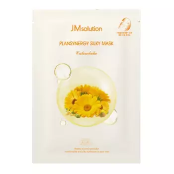 Успокаивающая тканевая маска с календулой JMsolution Plansynergy Silky Mask Calendula