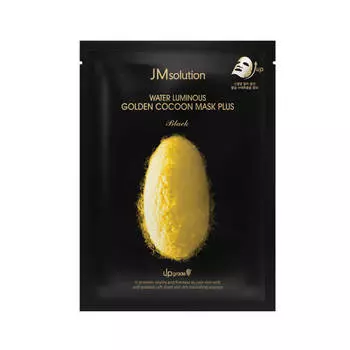 Тканевая маска с протеинами кокона золотого шелкопряда JMsolution Water Luminous Golden Cocoon Mask Plus