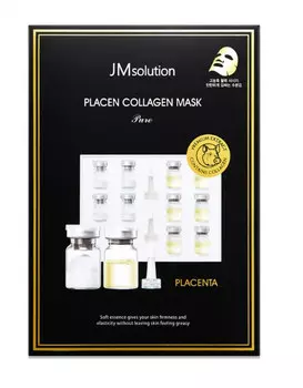 Плацентарная тканевая маска с коллагеном JMsolution Placen Collagen Mask Pure