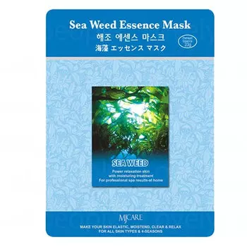 Тканевые маски для лица Mijin Sea Weed Essence Mask - Морские водоросли