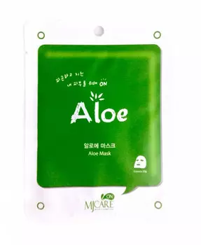 Тканевые маски для лица Mijin Care Mask Aloe - Алое