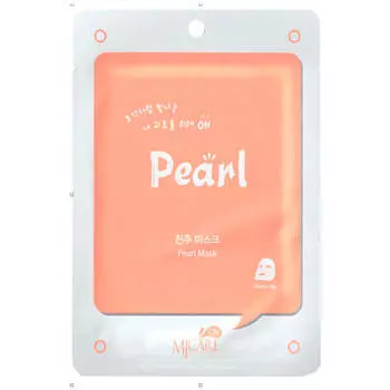 Тканевые маски для лица Mijin Care Mask Pearl - Жемчужная пудра: