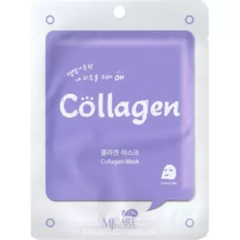 Тканевые маски для лица Mijin Care Mask Collagen - Коллаген