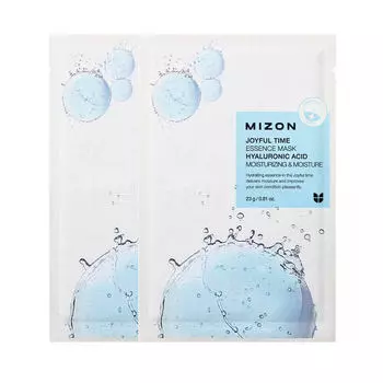Увлажняющие тканевые маски Mizon Joyful Time Essence Mask - Hyaluronic Acid - Гиалуроновая кислота