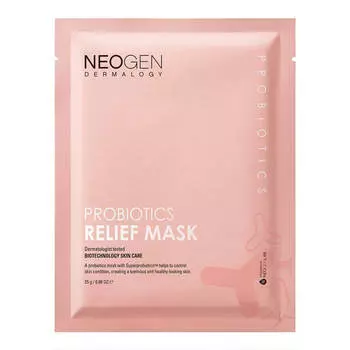 Восстанавливающая маска с пробиотиками и пептидами Neogen Dermalogy Probiotics Relief Mask