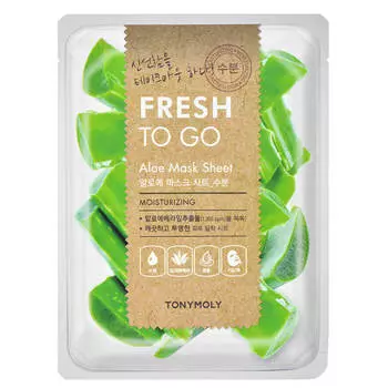 Тканевая маска с алоэ Tony Moly Fresh To Go Aloe Mask Sheet
