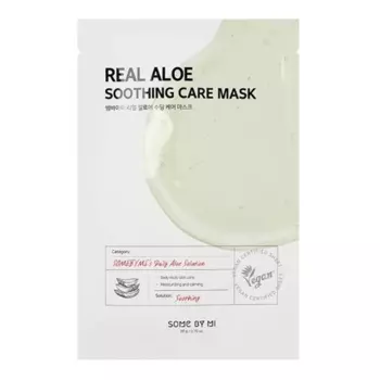 Многофункциональная тканевая маска Some By Mi Real Care Mask Aloe