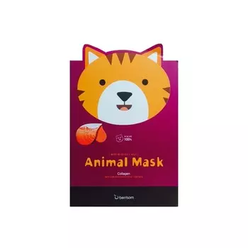 Тканевые маски Berrisom Animal Mask Cat - Кошка