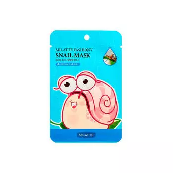 Тканевые маски для лица Milatte Fashiony Mask Sheet - С муцином улитки (Snail)