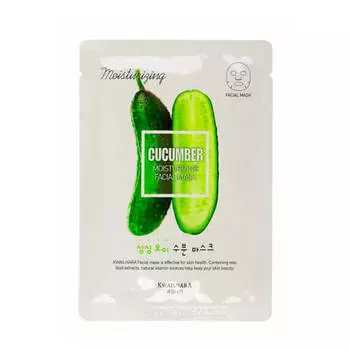 Тканевые маски для лица Welcos Kwailnara Facial Mask - Cucumber - с экстрактом огурца