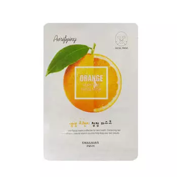 Тканевые маски для лица Welcos Kwailnara Facial Mask - Orange - с экстрактом апельсина