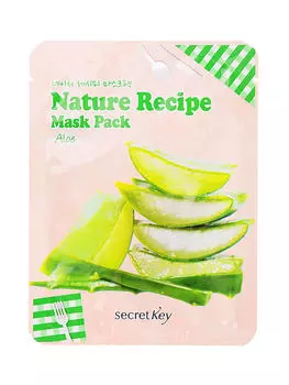 Тканевые маски Secret Key Nature Recipe Mask Pack Aloe Vera - Алоэ Вера