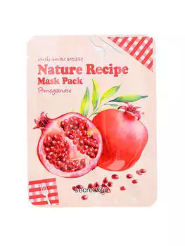 Тканевые маски Secret Key Nature Recipe Mask Pack Pomegranate - Гранат